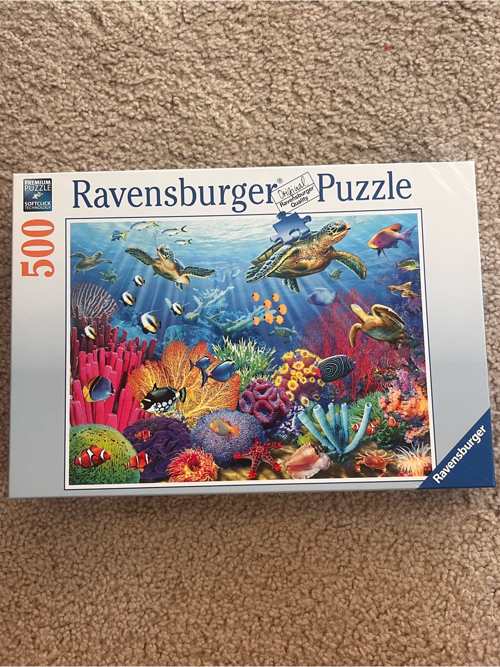 500 Piece Jigsaw Puzzle - Ravensburger - Tropical waters ocean scene